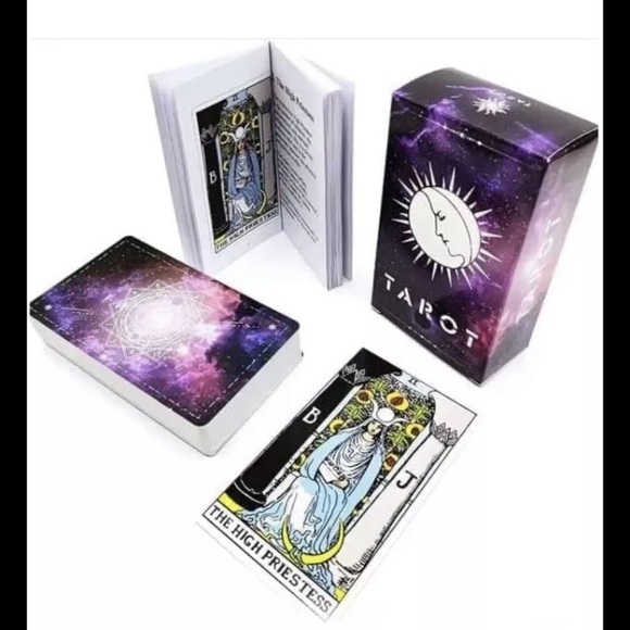 Classic Tarot Cards with Guidebook Galaxy Theme 78 Original Tarot Cards Deck - Picture 1 of 6